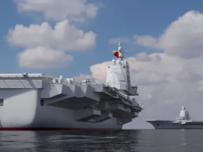  Fujian CV 18 Chinese Aircraft Carrier 