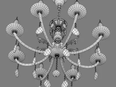 69408x Stregaro Osgona Chandelier 3D model