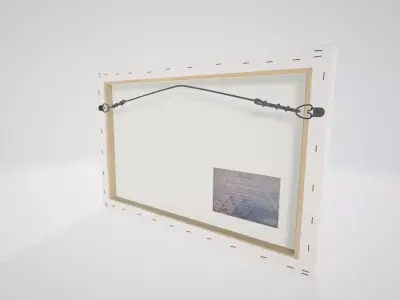  Floral and Botanical Framed Canvas Wall Art Low-poly 3D model