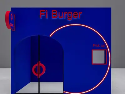 Burger Restaurant 3D model