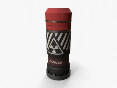 Sci-Fi Bomb v2 Low-poly 3D model