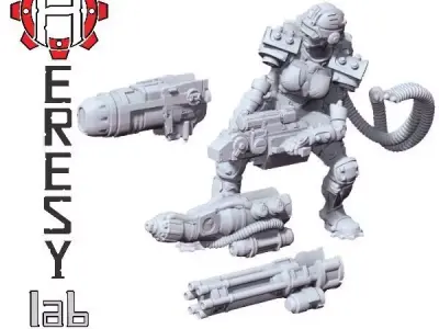 Heresylab - Sauberung Heavy Support 3D print model