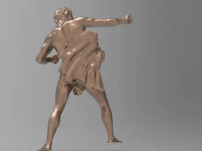 Spartan sun helmet warrior 3D model