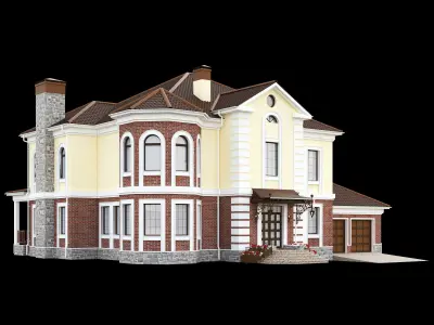 Cottage house 3D model order