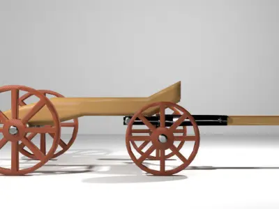 Wagon - Freight 3D model