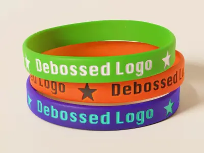 Silicone Wristband Low-poly 3D model