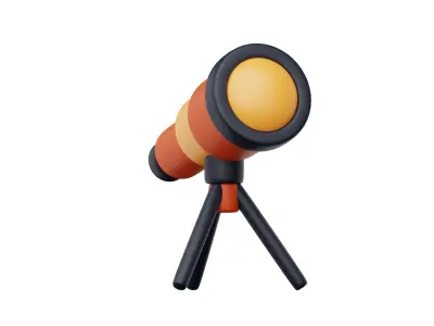 Telescope 3D model