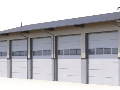 Industrial Building 40 PBR Low-poly 3D model