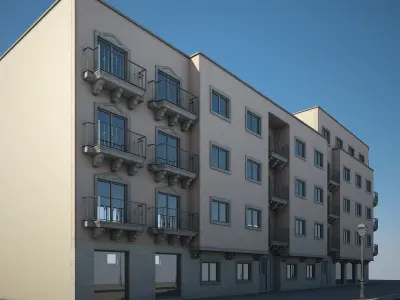 Apartment Building VII 3D model