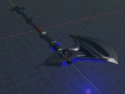 Great Axe - Legendary Battleaxe Conquerest 3D model