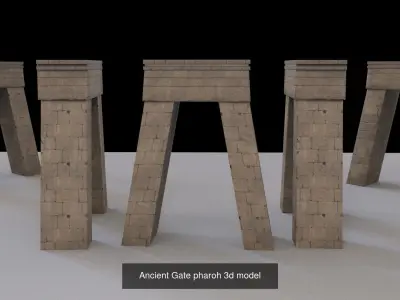 3D Tomb pharaoh  3D Model Pack