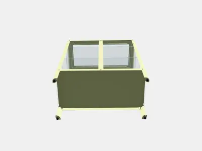 FABRIKOR Glass-door cabinet 1 Low-poly 3D model