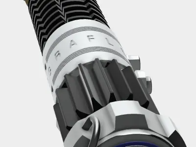 Obi-Wan Kenobi A New Hope Lightsaber CAD 3D print model