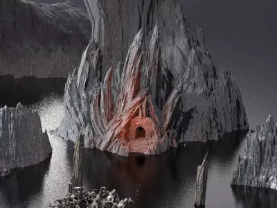 Dantes Underworld scene 7 3D model