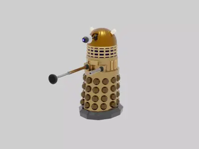 dalek Low-poly 3D model