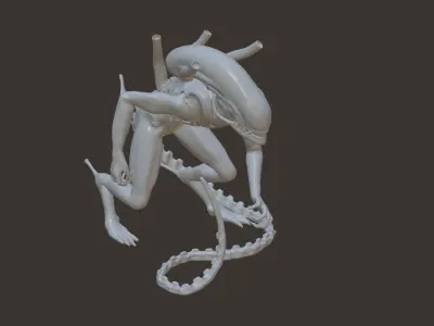 Alien - Xenomorph Warrior 3D print model