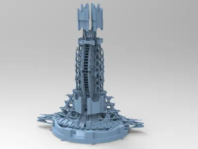 Dune Machine djinn tower 3D model