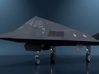  Lockheed F-117 Nighthawk Stealth Aircraft 