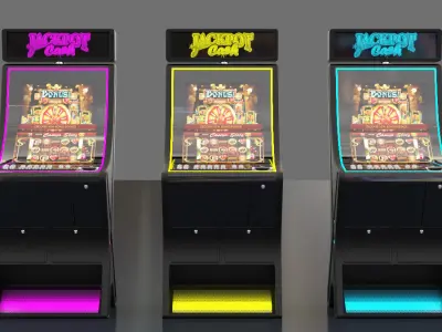 Slot machine 3D model