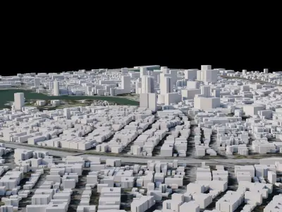 Oakland - USA 3D model