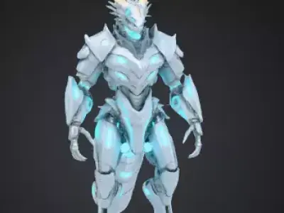 Mecha Dragon Sentinel 3D print model