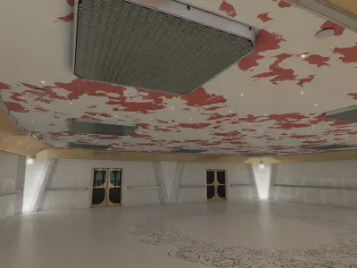 Laboratory hall 3D model