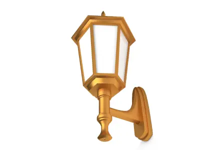 lamp 3d model outdoor wall 3D model