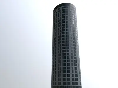 London Vauxhall Gardens Low-poly 3D model