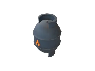 LPG Tank Icon V1 006 Low-poly 3D model