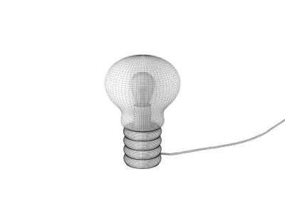 Bulb Table Lamp 3D model