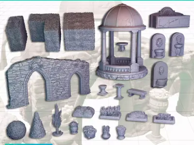 Garden Maze 3D print model