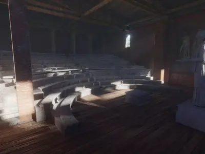 The council house of Aigai  3D model
