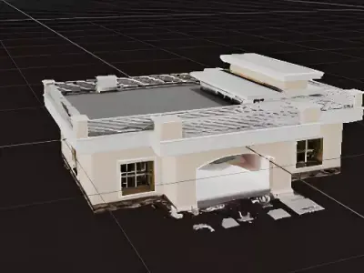 Realistic Pakistani Residential Architecture  3DHouse Collection Low-poly 3D model
