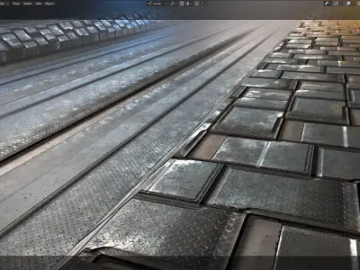 Cyberpunk  Floor - Seamless - sci fi Texture