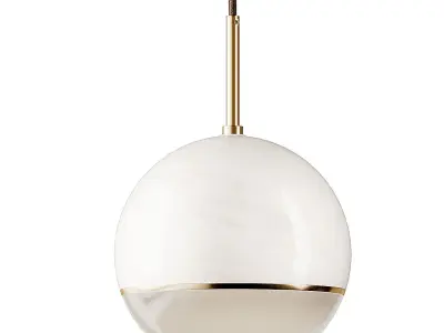 Globe Marble Lighting 3D model
