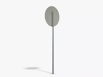 Max Height Sign Low-poly 3D model