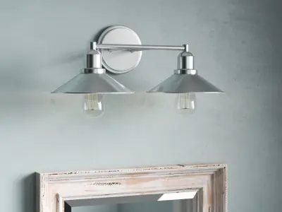Cromartie 2 - Light Dimmable Vanity Light - 3 Colour 3D model