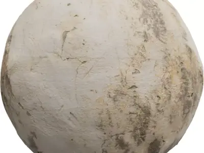 PBR Sun Bleached Weathered Plaster  Texture