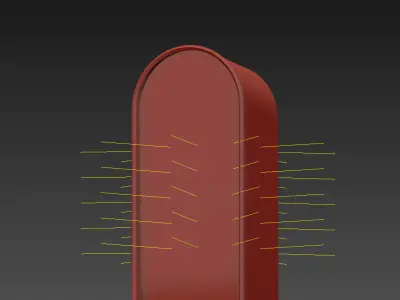 Loop Double LED Wall Sconce by Boyd Lighting 3D model