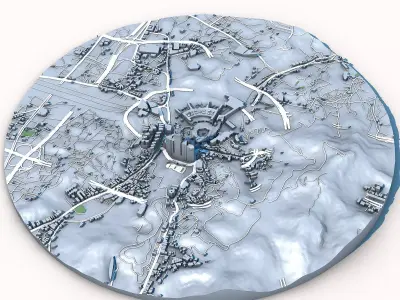 Makkah City in Saudi Arabia 3D model