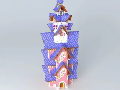 Dialectic Pagoda Free 3D model