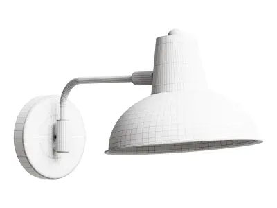 Adjustable wall lamp made of metal and brass Colota 3D model