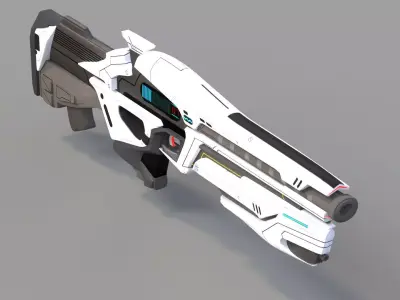 Science Fiction Gun 4 3D model