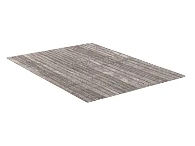 RHADA HAND-KNOTTED WOOL RUG B 3D model
