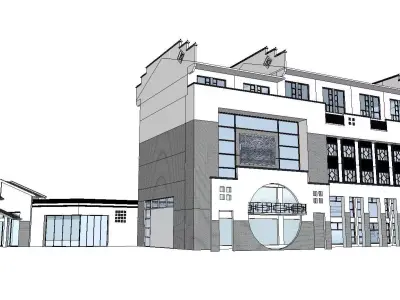 vacation spot-Resort-Fashion Leisure Hotel-0180 3D model