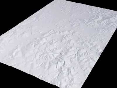 Yichun China City Landscape 3D Model 3D model