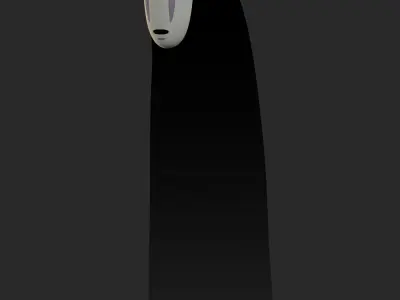 Ghibli - No Face - Rigged Low-poly 3D model