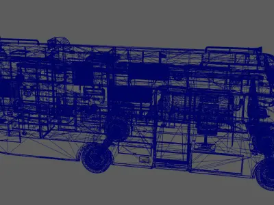 Stylish RV Low-poly 3D model