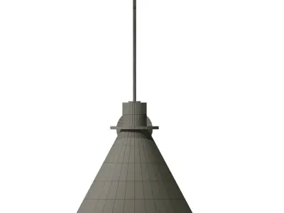 Modern Clarion Wall Lamp 3D model Free 3D model