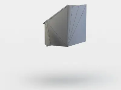 House oriel Low-poly 3D model